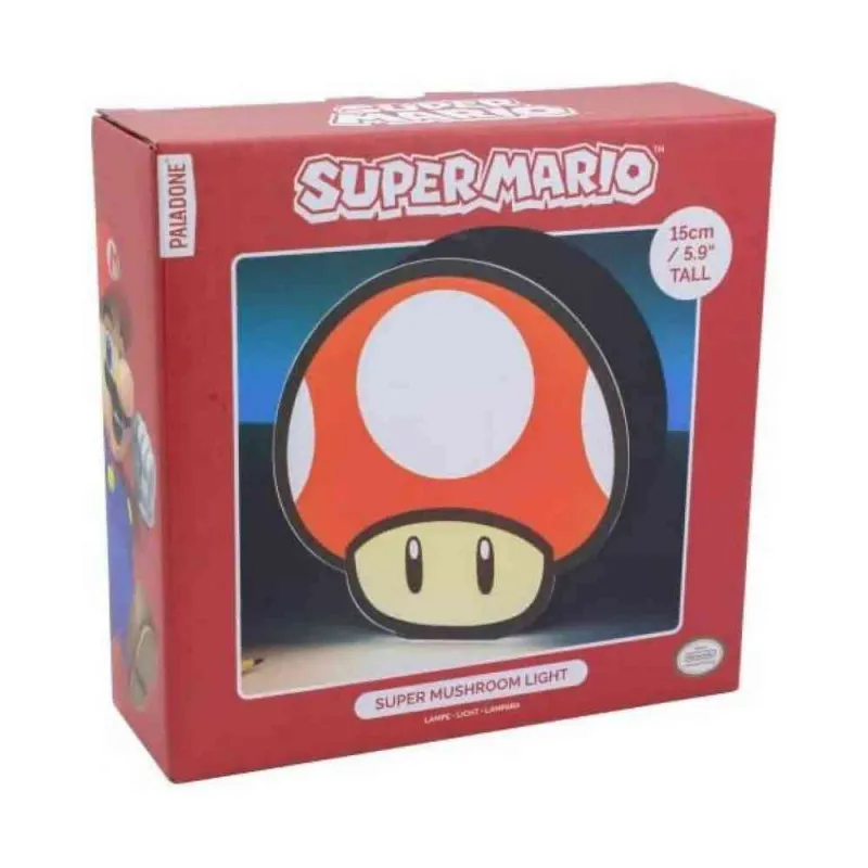 LAMPA SUPER MARIO SUPER MUSHROOM BOX LIGHT PALADONE