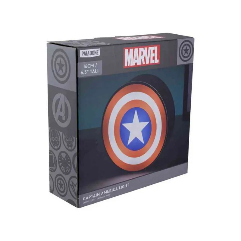 LAMPA MARVEL CAPTAIN AMERICA BOX LIGHT PALADONE