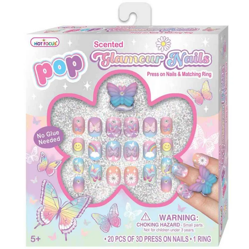 HOT FOCUS GLAMOUR SET ZA NOKTICE