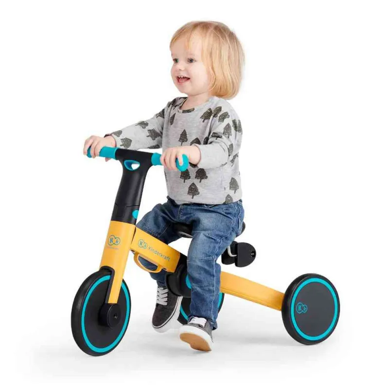 KINDERKRAFT TRICIKL 4TRIKE PRIMROSE YELLOW