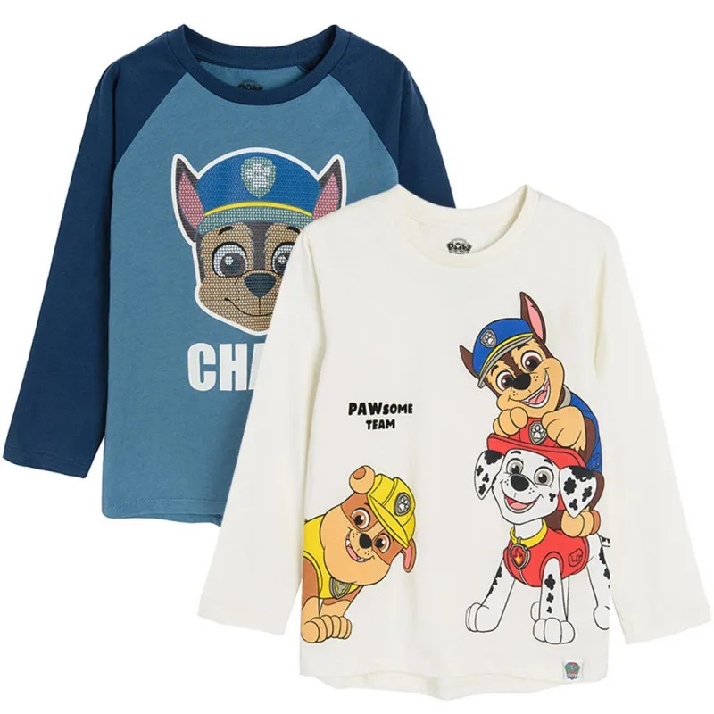COOL CLUB MAJICA DUG RUKAV 2KOM PAW PATROL NICKELODEON
