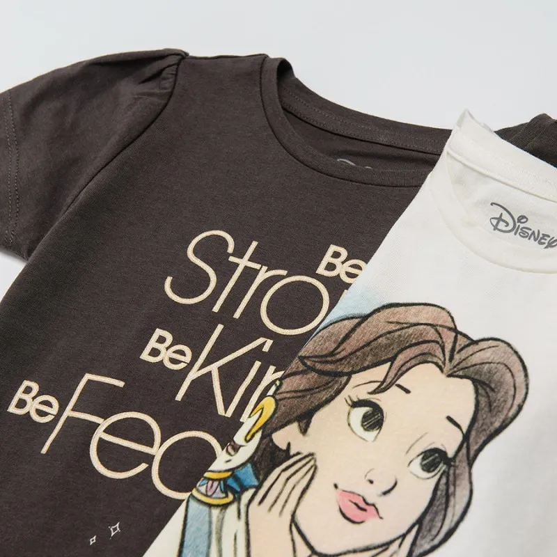 COOL CLUB MAJICA KRATAK RUKAV 2KOM PRINCESS DISNEY