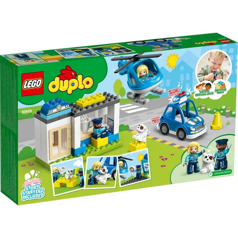 LEGO DUPLO TOWN POLICE STATION & HELICOPTER