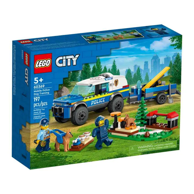 LEGO CITY MOBILE POLICE DOG TRAINING