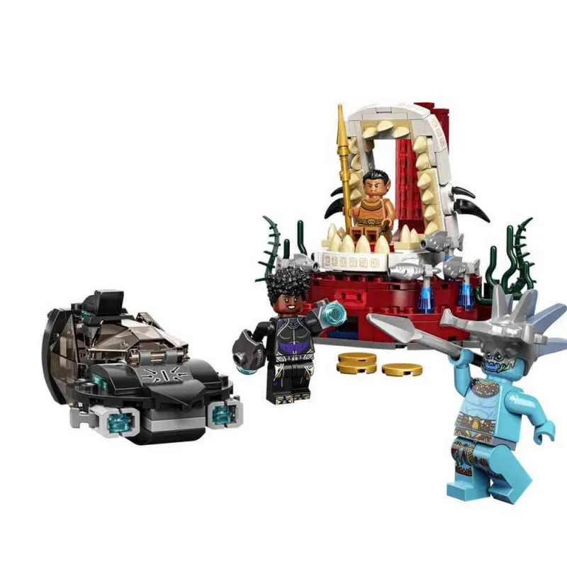 LEGO BLACK PANTER KING NAMORS THRONE ROOM