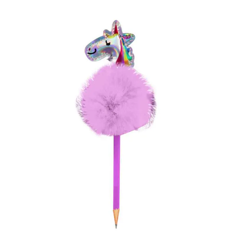 OLOVKA GRAFITNA UNICORN SA POM POM PRIVESKOM