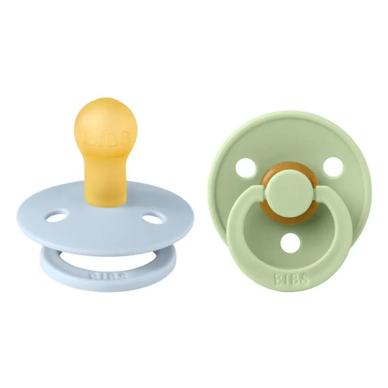 BIBS VARALICA KAUCUK BABY BLUE & PISTACHIO 0-6M