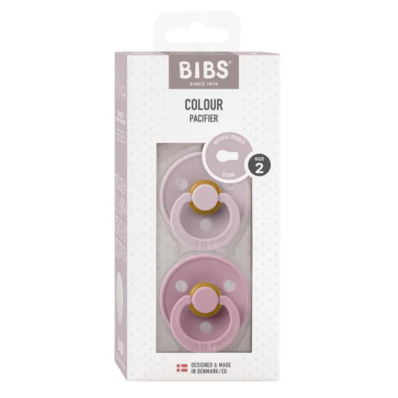 BIBS VARALICA KAUCUK DUSKY LILAC & HEATHER 6-18M