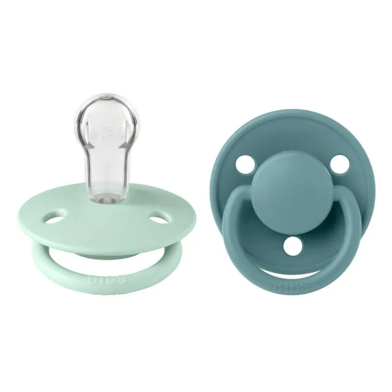 BIBS VARALICA SILIKON DELUXE NIRDIC MINT & ISLAND SEA 0M