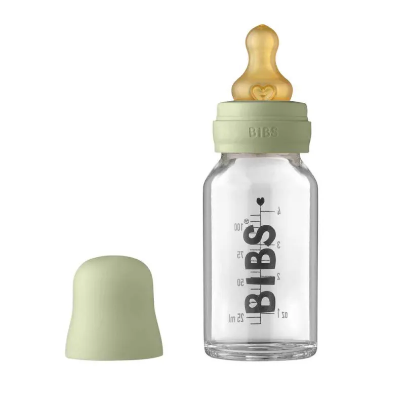 BIBS STAKLENA FLASICA 110ML SAGE