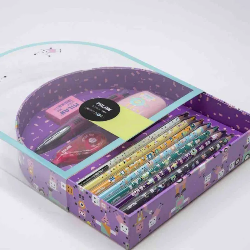 MILAN GIFT BOX HAPPY BOTS LILA
