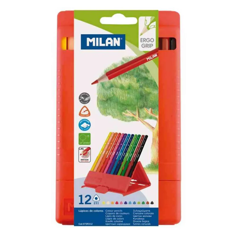 MILAN DRVENE BOJICE 12 KOM U PP KUTIJI
