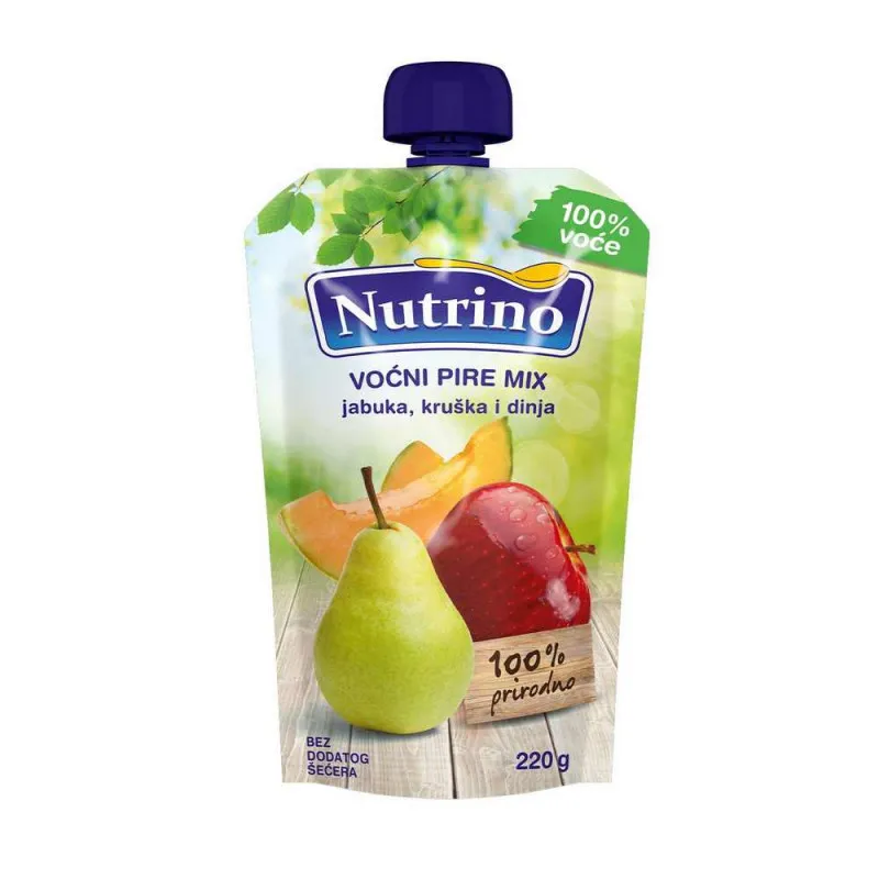 NUTRINO POUCH MIX JABUKA, KRUSKA I DINJA 220G
