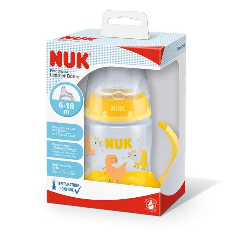 NUK FLASICA RUCKE +SISAK TPE 6+ 150 ML