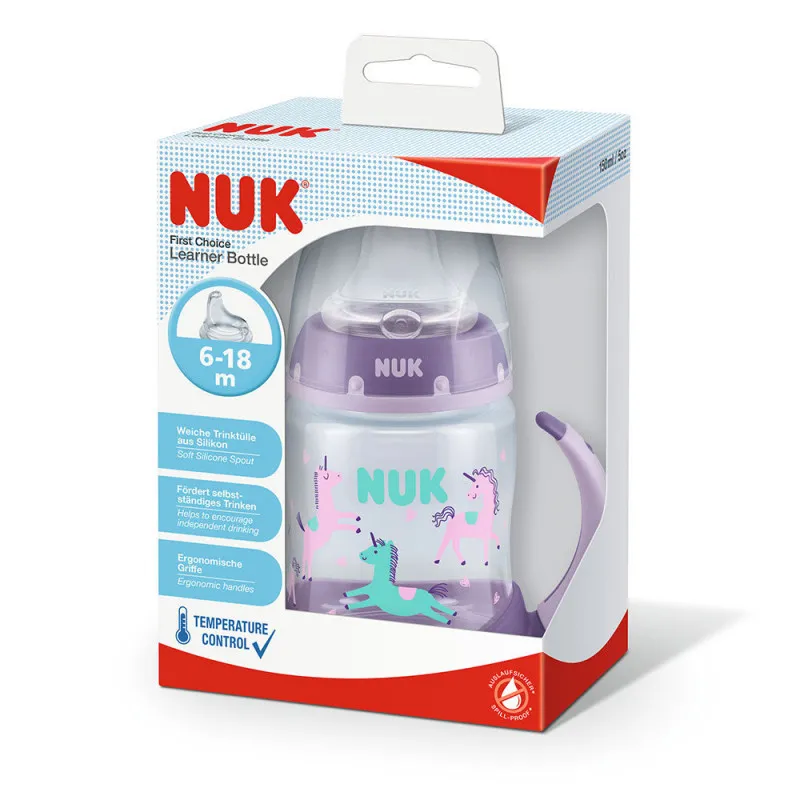 NUK FLASICA RUCKE +SISAK TPE 6+ 150 ML