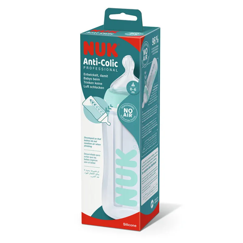 NUK FLASICA SA TERMO INDIKATOROM ANTI -COLIC 300 ML