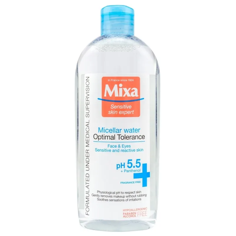 MIXA MICELARNA VODA SA OPTIMALNOM TOLERANCIJOM ZA OSETLJIVU I REAKTIVNU KOŽU 200