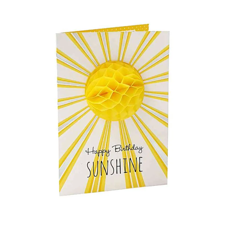 CESTITKA Popping Candy SUNCE- HAPPY BIRTHDAY SUNESHINE! 