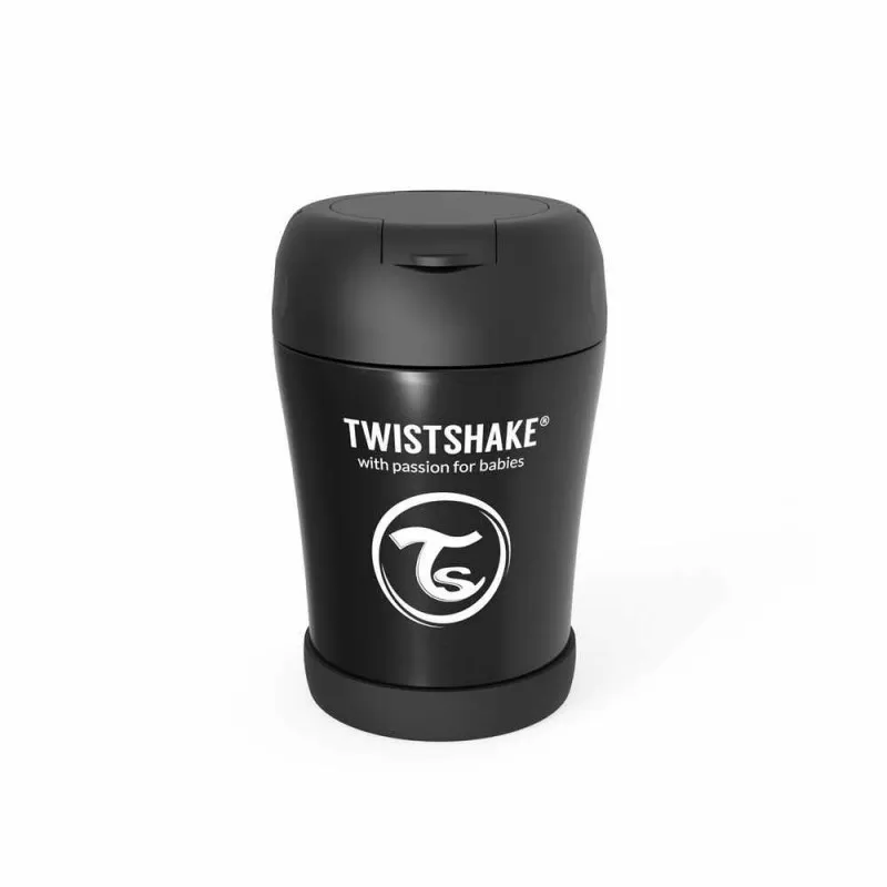 TWISTSHAKE TERMOS-POSUDA ZA HRANU 350ML BLACK