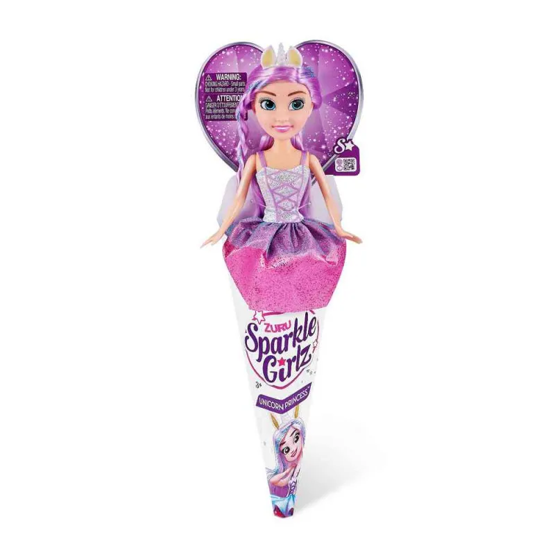 SPARKLE GIRLZ UNICORN PRINCESS IN CONE ASST