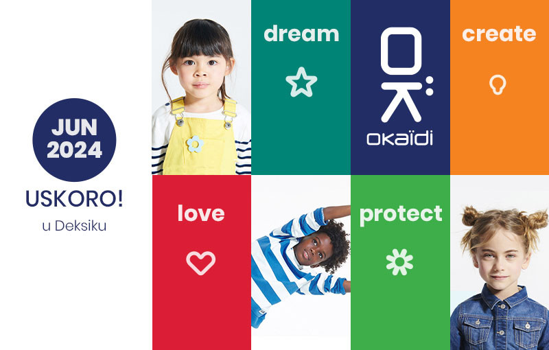 Okaidi odeća–Uskoro u Deksiku!
